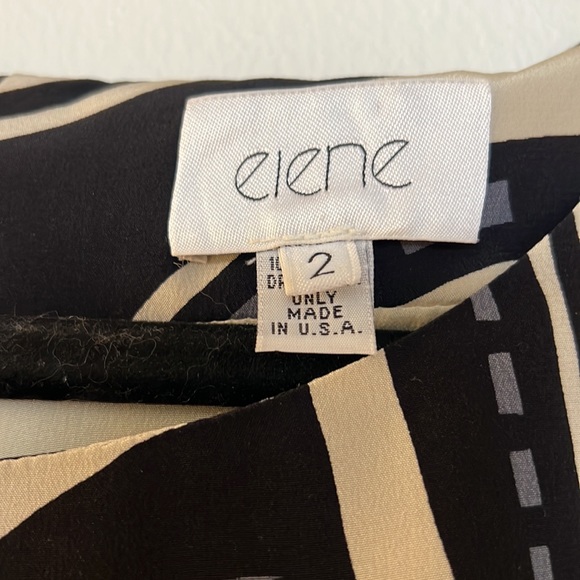 Print silk dress size 2 - Picture 3 of 4